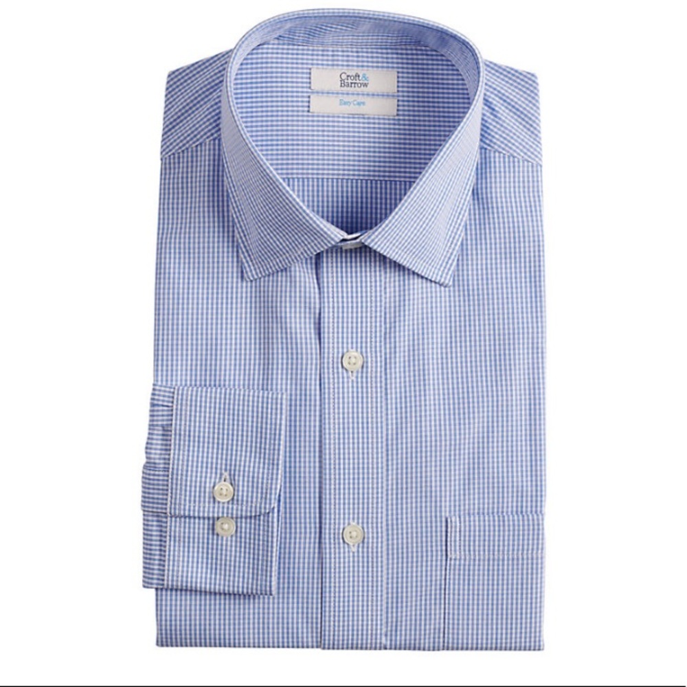 Croft and Barrow Slim Fit Button-Down Dress Shirt